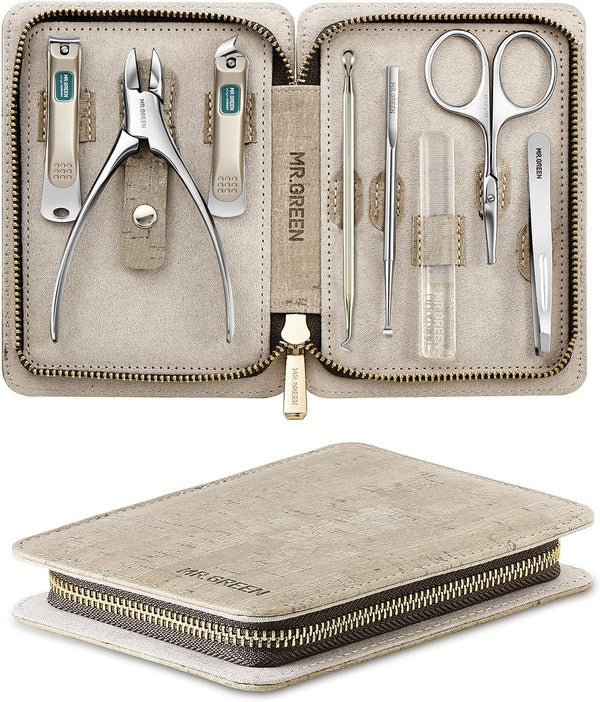 Manicure Set, Pedicure Sets, Nail Clipper Stainless Steel Professional Nail Cutter with Travel Case